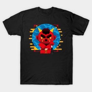 Red Oni Kawaii T-Shirt